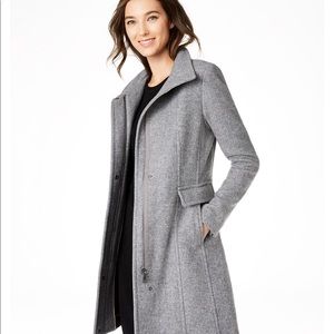 Calvin Klein Stand Collar Walker Coat